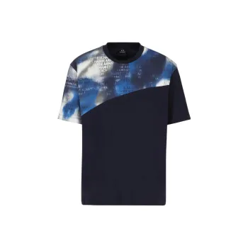 ARMANI EXCHANGE SS24 Drop Shoulder Sleeve T Shirt Men's