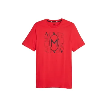 PUMA AC MILAN FTBLCORE GRAPHIC T Shirt Men's Red