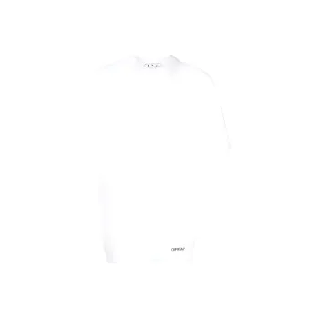Off Scribble Diag Printed Crewneck T Shirt
