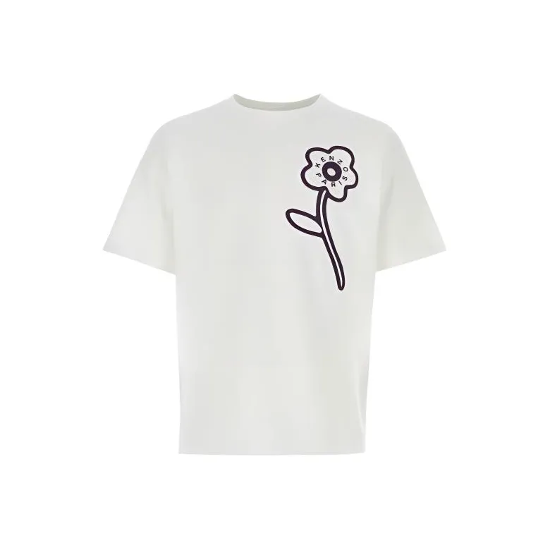 KENZO RUE VIVIENNE T Shirt Men's White-0
