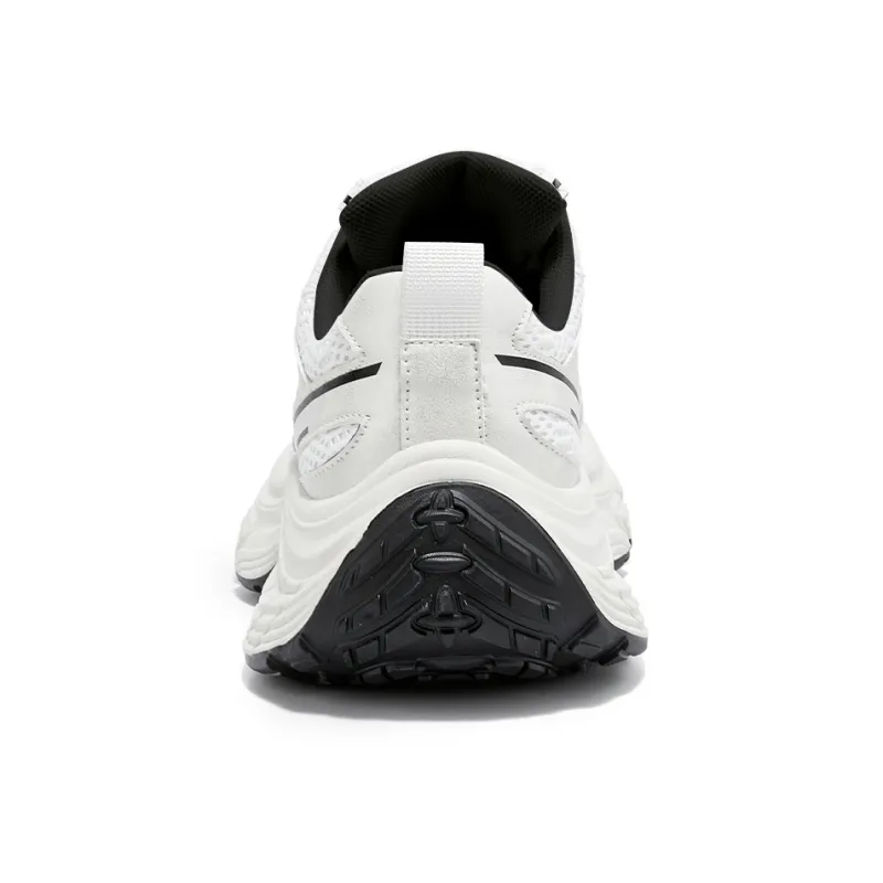 La Chapelle Chunky Sneakers Women's Mid-Top White Black-4