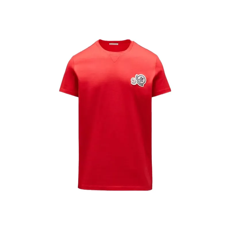 Moncler T Shirts Men Red-0