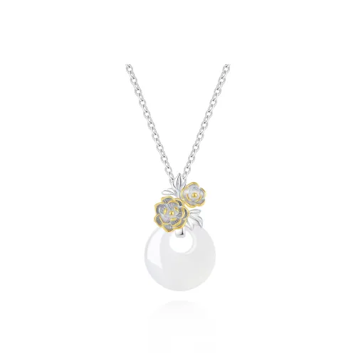 VOCK Chalcedony Necklaces Women's