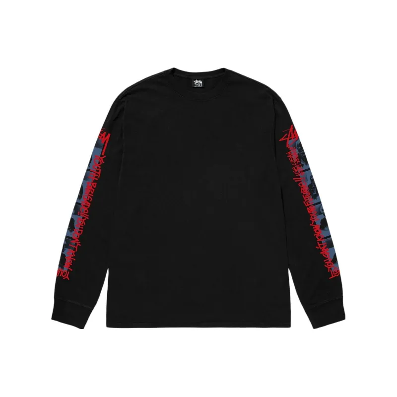 Stussy Youth Brigade Pigment Dyed Long Sleeve Tee-2