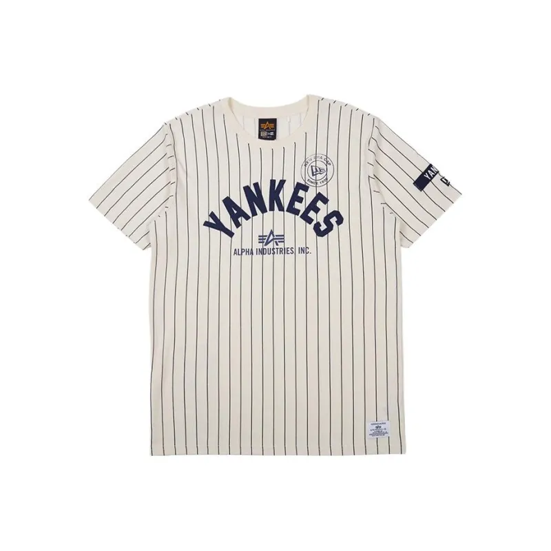 Alpha Industries X New Era T-Shirts Unisex White-0