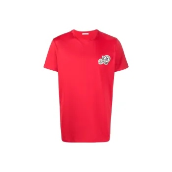 Moncler T Shirts Men Red
