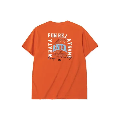 ANTA Life Collection T-Shirts Unisex Shimmering Orange