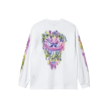 Carhartt WIP L/S Babybrush Grin T Shirt