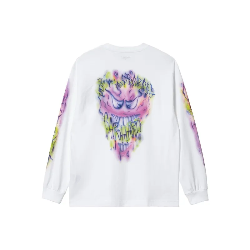 Carhartt WIP L/S Babybrush Grin T Shirt-0