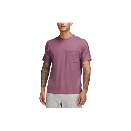 Lululemon The Fundamental T-Shirts Men Plum Purple