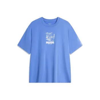 LiNing x Disney T Shirt Men's Rainbow Blue