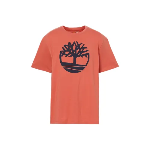Timberland T-Shirt Men's Orange Red