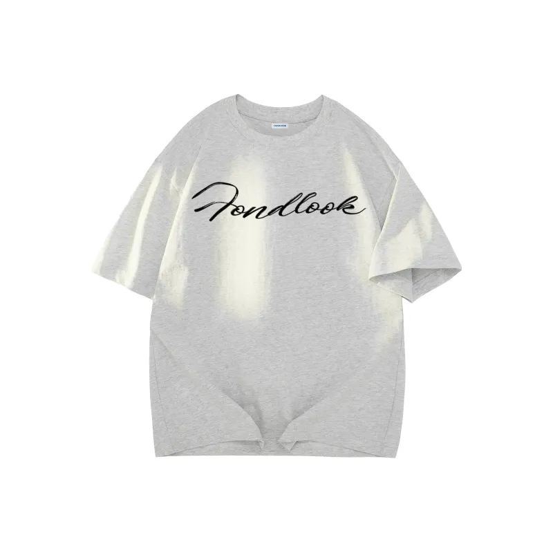 FONDLOOK T Shirt Unisex Upgraded Creamy Apricot-14