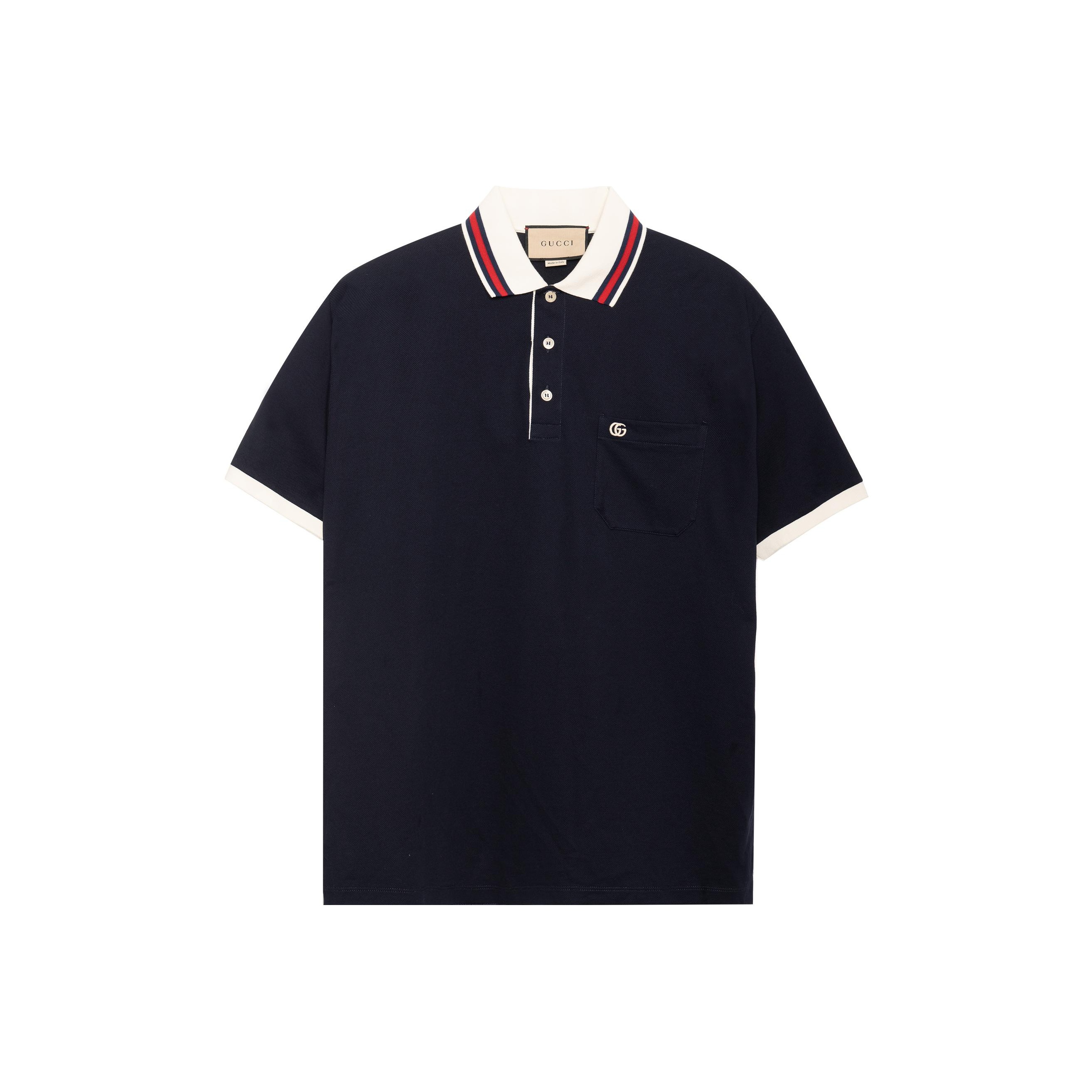 PRADA Polo Shirt Men's Dark Blue - POIZON