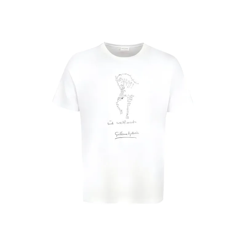 SAINT LAURENT T Shirt Men's White-0