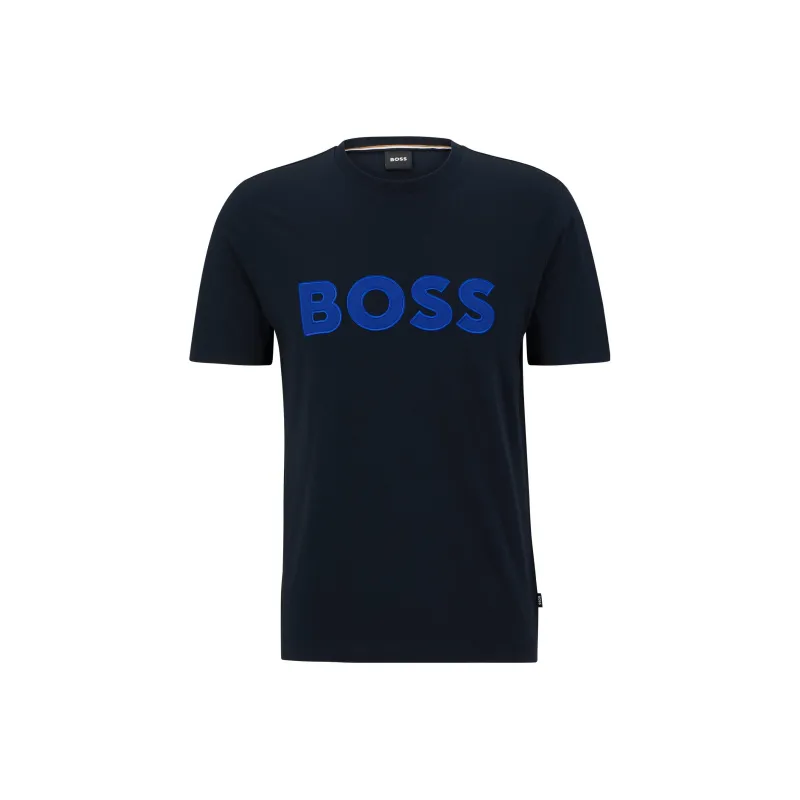 HUGO BOSS SS23 T Shirt Men's Marine Blue-0