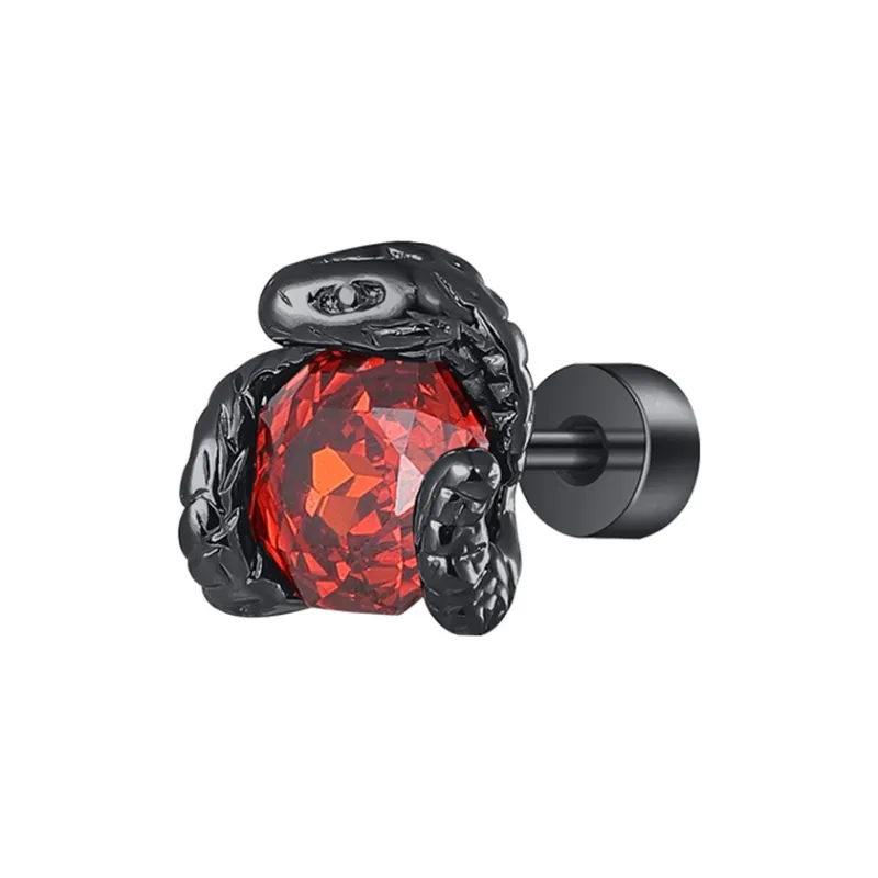 MISS XIA JWY Titanium Steel Stud Earrings Unisex-0