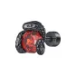 Red and Black Serpent Stud Earrings[Single]