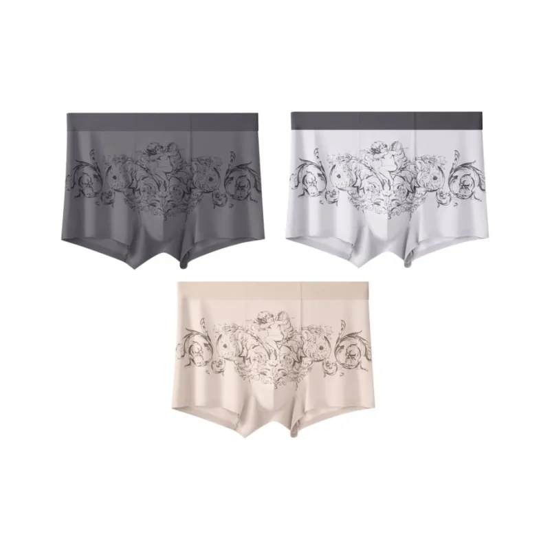 Qiao Ni Tong Underpants Men's 3 Pack-9