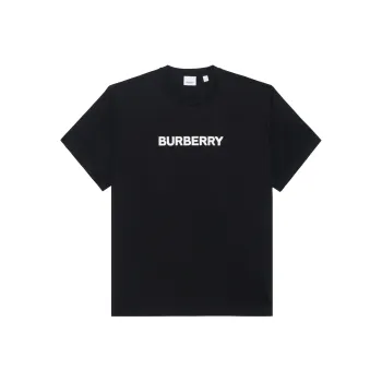 Burberry Logo Printed Crewneck T Shirt