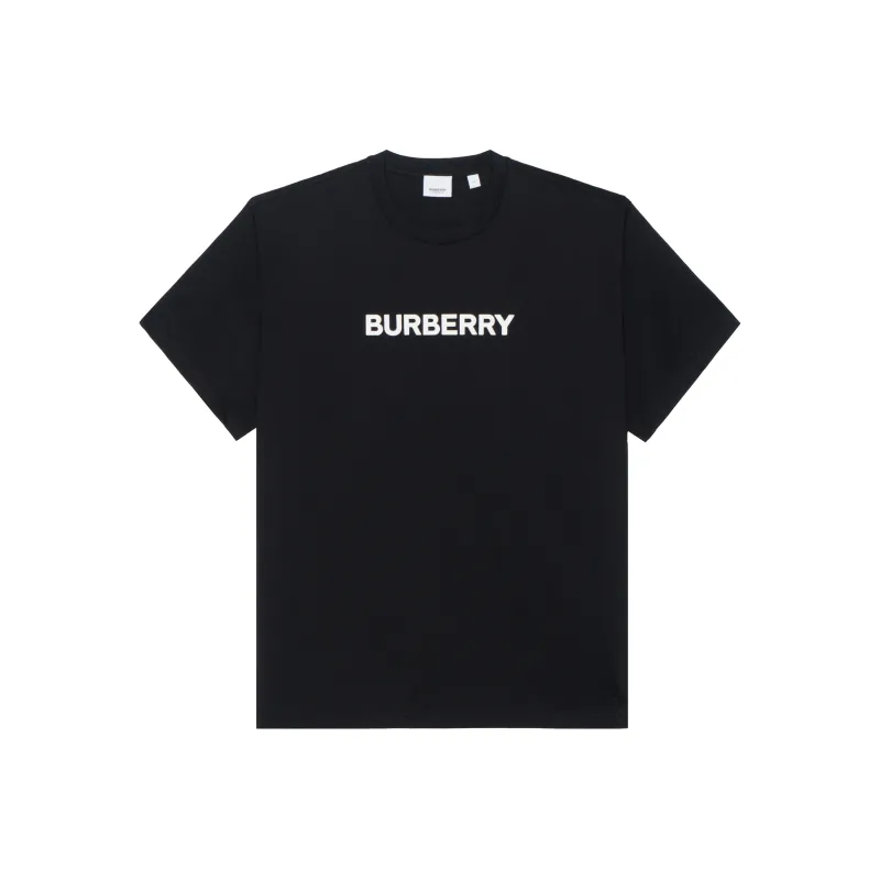 Burberry Logo Printed Crewneck T Shirt-0
