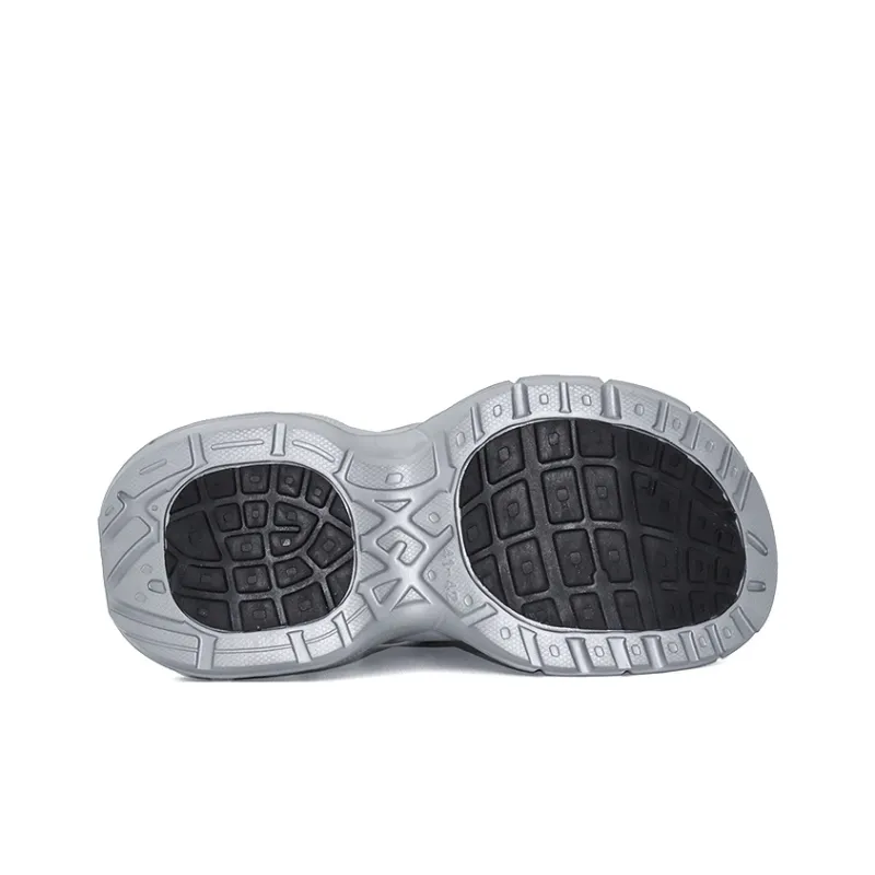 OUBT Urban Techwear, 3D Effect Pocket Design Clogs Unisex Silver-6