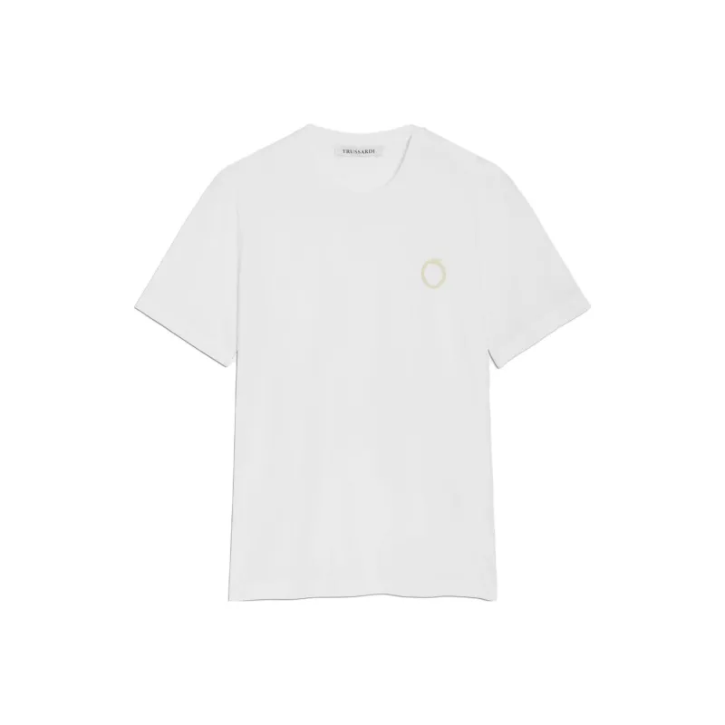 TRUSSARDI T-Shirts Men White-0
