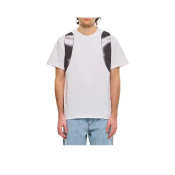 Alexander McQueen Graphic Design Crewneck T Shirt