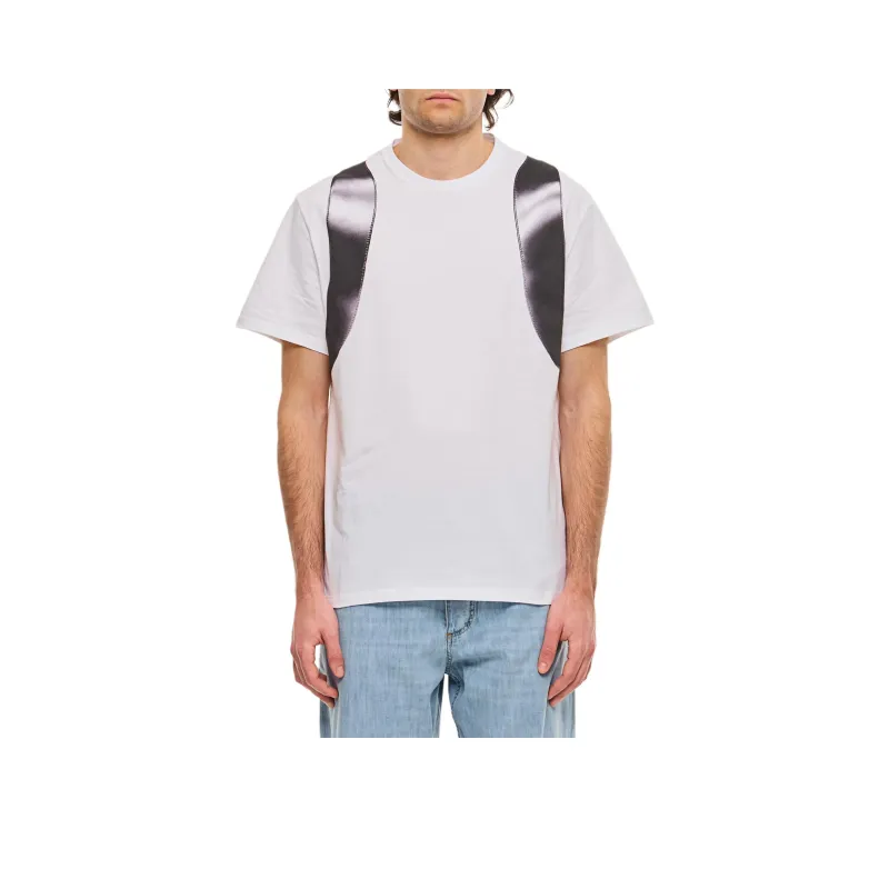 Alexander McQueen Graphic Design Crewneck T Shirt-0