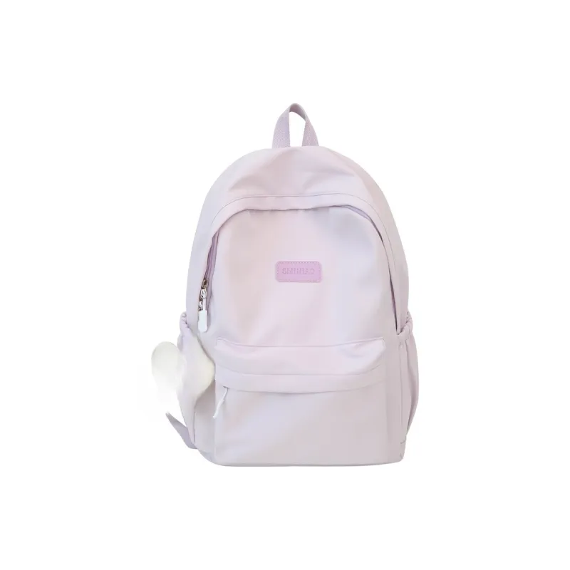 BRABOSTON Nylon Backpack Unisex Black/Yellow/Pink/Purple/Green-2