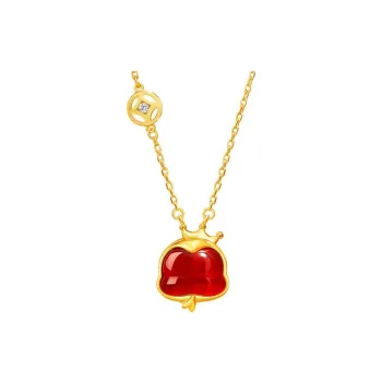 SHARK BABY Agate Necklaces Women's