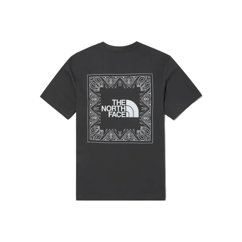 THE NORTH FACE Cashew Flower Collection T Shirt Men's Gray-0