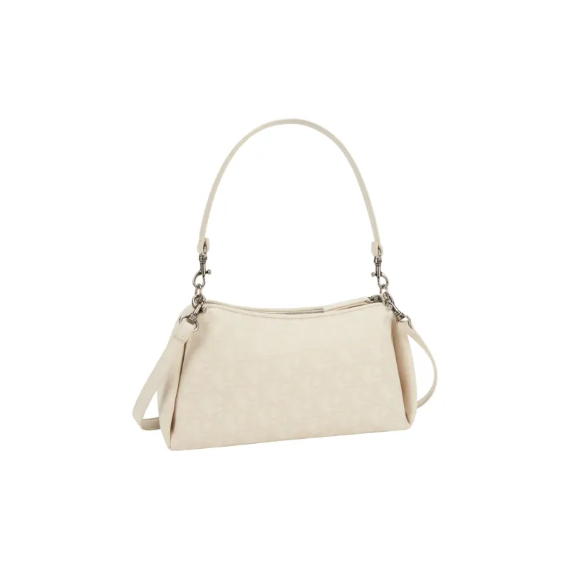 CALVIN KLEIN Fabric Shoulder Bag Medium Size Women's Natural Skin-2