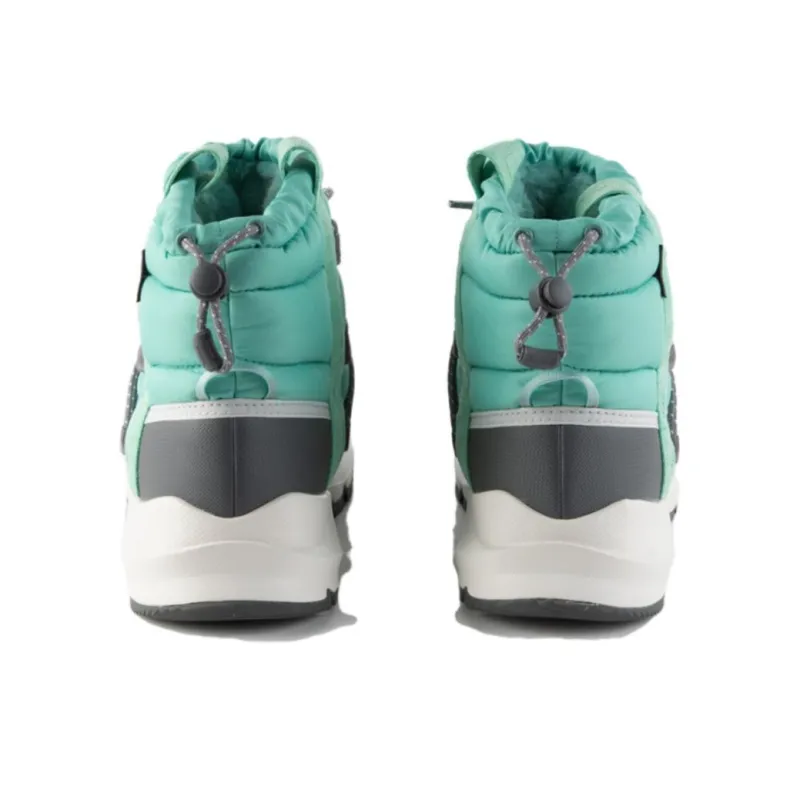 THE NORTH FACE ThermoBall Warm And Wear Resistant Short Snow Boots Women's Green-2
