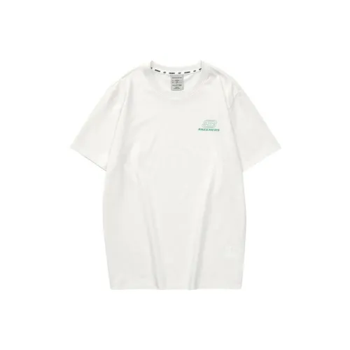 Skechers SS23 T-Shirt Unisex Marshmallow White