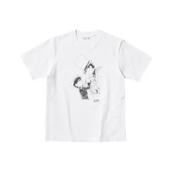 UNIQLO Detective Conan Co-branded T-Shirts Unisex White