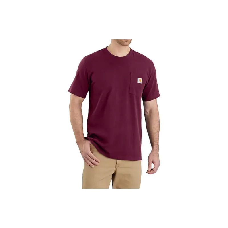 Carhartt 103296 HEAVYWEIGHT SHORT SLEEVE POCKET T SHIRT T Shirt RELAXED FIT Men's-4