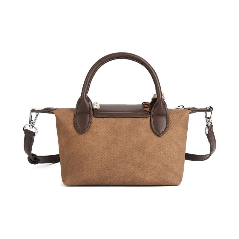 MEXICAN PU Crossbody Bag, One Shoulder Handbag Women's Coffee/Apricot-1