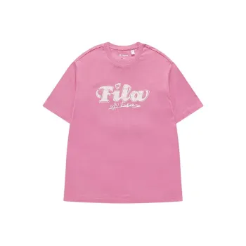 FILA FUSION T Shirt Unisex Begonia Barbie Pink