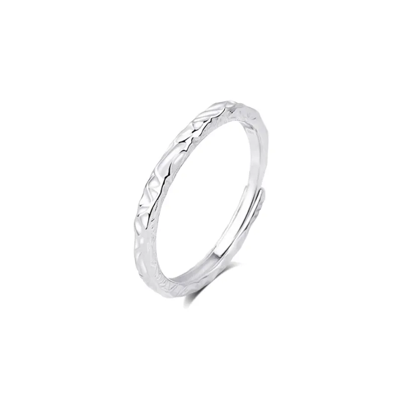 KUMET Sterling Silver Rings Unisex-10