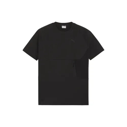 PUMA TECH POCKET TEE T Shirt Men's Black