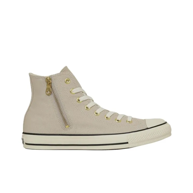 Converse All Star Anti Slip Wear Resistant High Top Canvas Shoes Unisex Beige-1