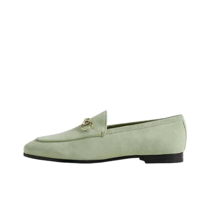 GUCCI Jordaan Casual Single Shoes Women's Light Green-0
