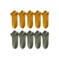 10-Pack (Ginger Yellow 5+Army Green 5)