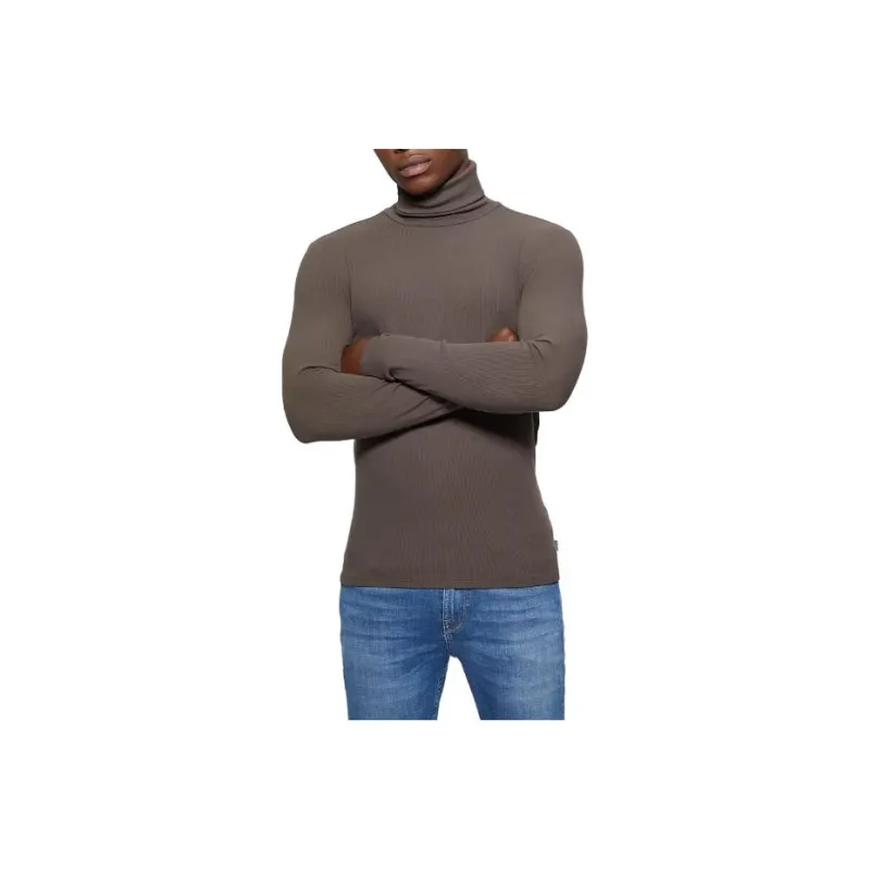 GUESS T-Shirts Men Brown-0