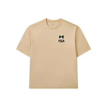 FILA X Pepe Shimada T Shirts Unisex Hazelnut Mushroom