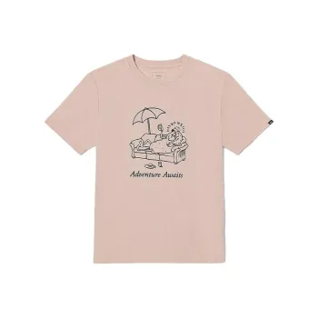 Vans T Shirts Unisex Smoke Pink