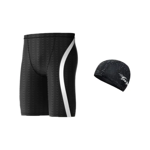 PEAK Swimming Sets Polyester Swimming Pool Mens Black
