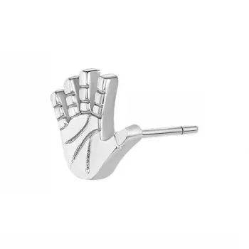ZWU 925 Silver Needles Stud Earrings Unisex
