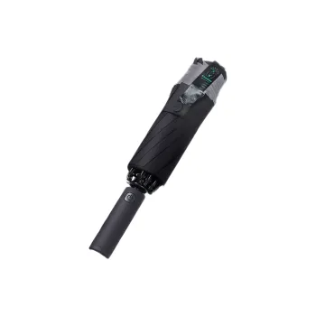 FEINUO Fully Automatic Car Mounted Sun Umbrella With Reflective Strap LED Light Storm Resistant Umbrella